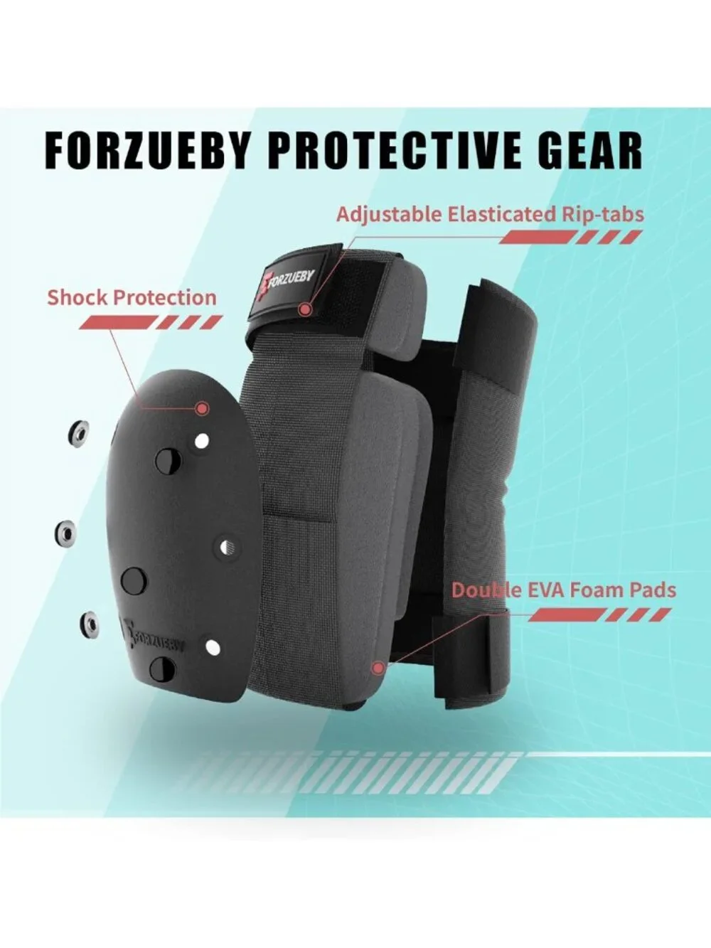 6-in-1 Protective Gear Set for Kids & Adults | Knee Pads, Elbow Pads, Wrist